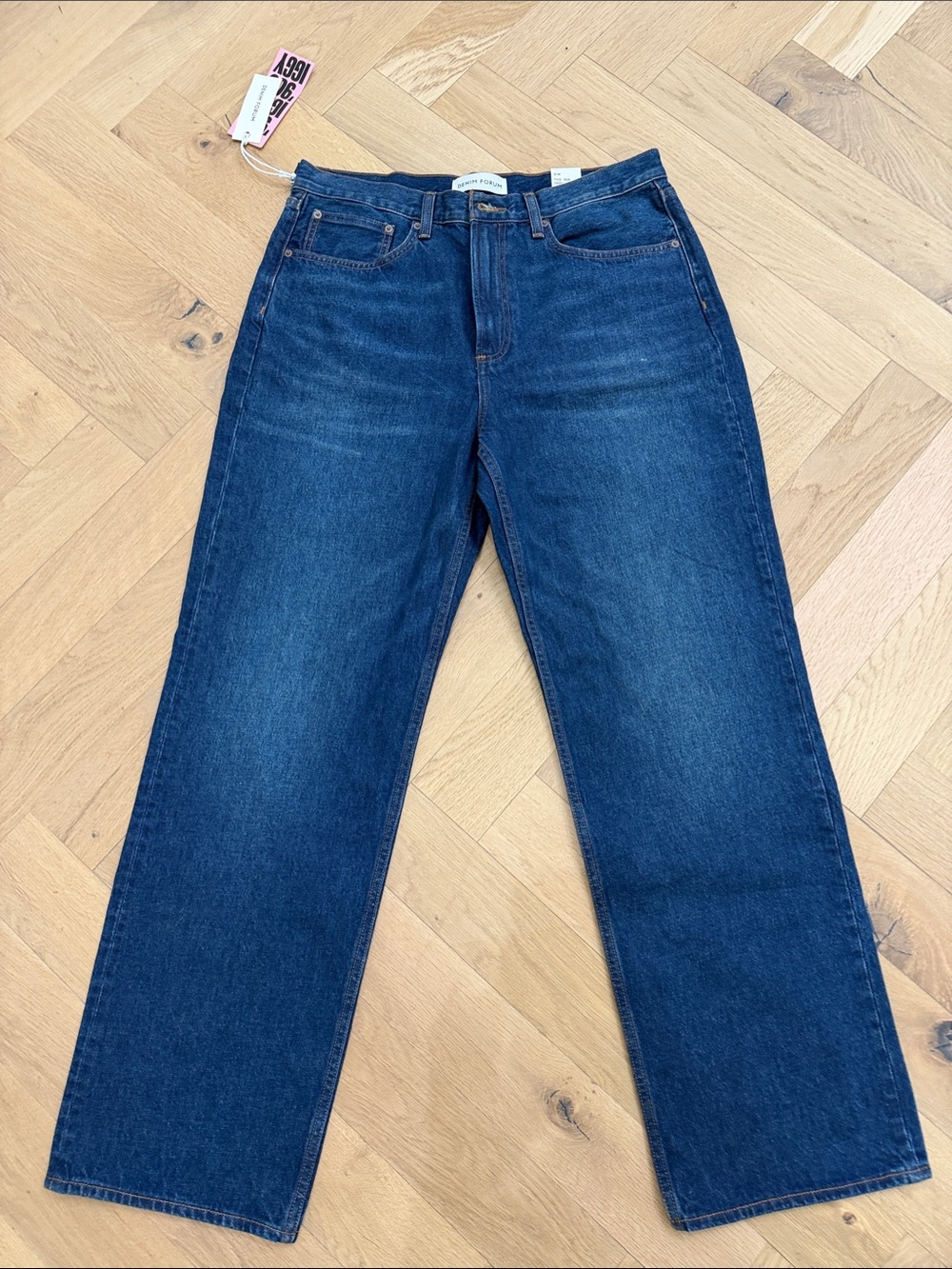 Aritzia Denim Forum Women's Deep Blue Flare Jeans